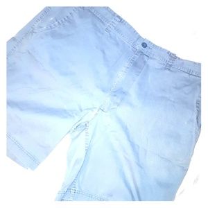 St. John's Bay Mens Chino Shorts Light Blue
